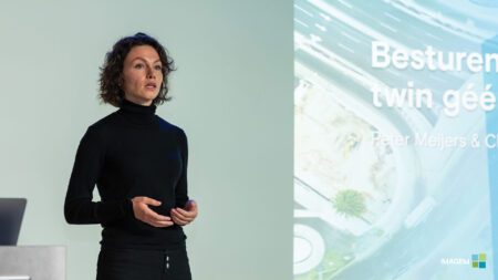Gegevenshuis 3D efficiëntie naar simulaties en prognoses met digital twin