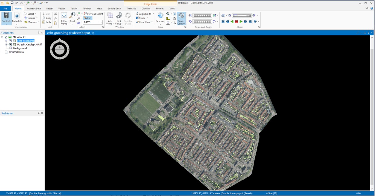 Remote sensing: groene daken in Utrecht