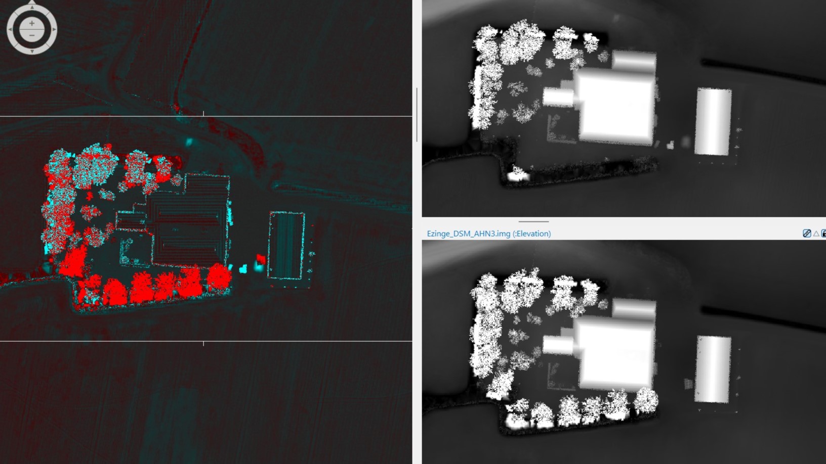 Remote sensing toepassen om de gezondheid monitoren van groene daken