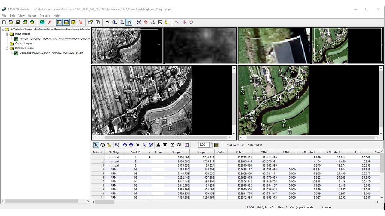 Remote Sensing: Georeferen stap 2