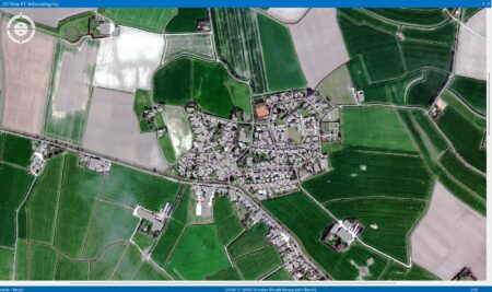 Remote Sensing Multispectrale opname 30 cm resolutie van Ezinge