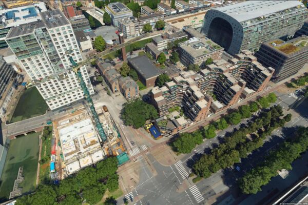 Digital twin Roterdam 3D Watkaart