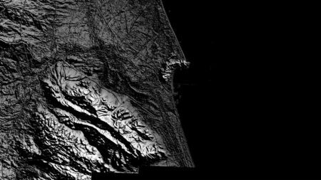 Digital Elevation Model Spanje 2 meter resolutie
